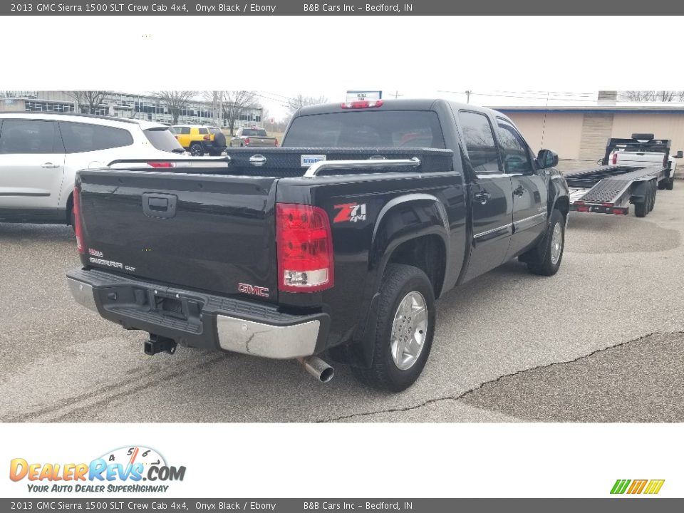 2013 GMC Sierra 1500 SLT Crew Cab 4x4 Onyx Black / Ebony Photo #6