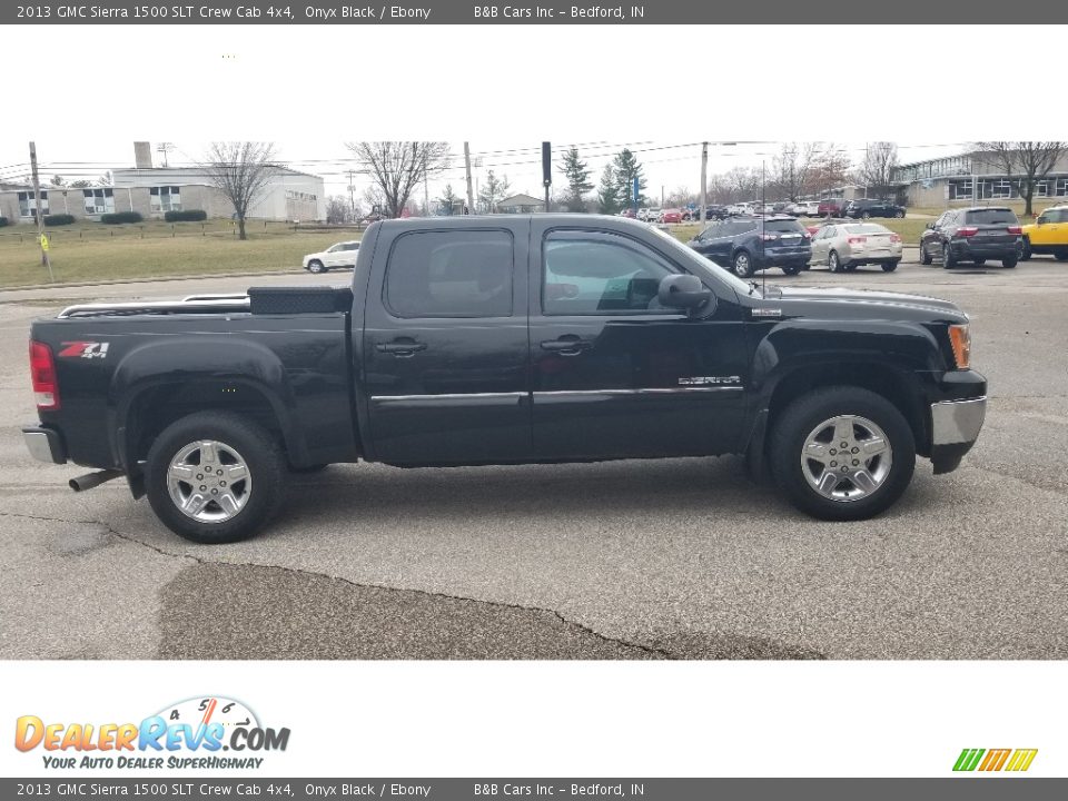 2013 GMC Sierra 1500 SLT Crew Cab 4x4 Onyx Black / Ebony Photo #7