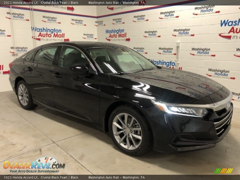 2021 Honda Accord LX Crystal Black Pearl / Black Photo #2