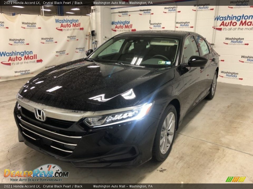 2021 Honda Accord LX Crystal Black Pearl / Black Photo #3