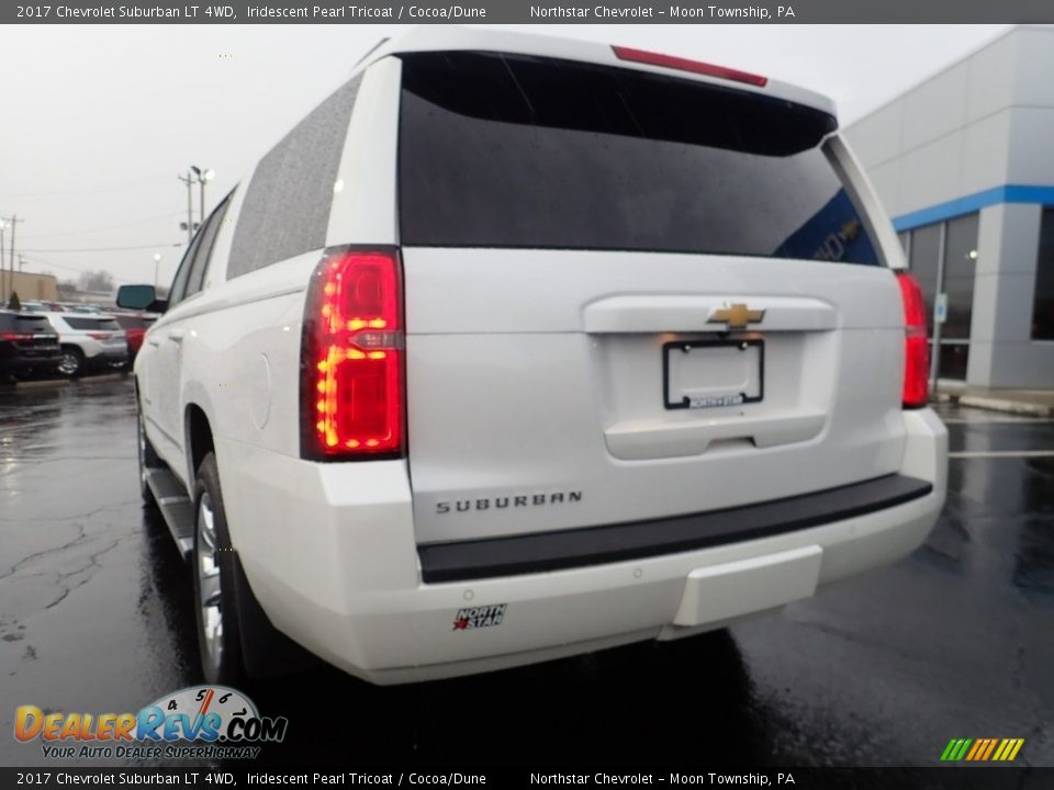 2017 Chevrolet Suburban LT 4WD Iridescent Pearl Tricoat / Cocoa/Dune Photo #5