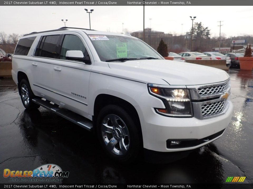 2017 Chevrolet Suburban LT 4WD Iridescent Pearl Tricoat / Cocoa/Dune Photo #11