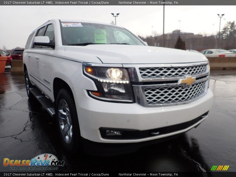 2017 Chevrolet Suburban LT 4WD Iridescent Pearl Tricoat / Cocoa/Dune Photo #12