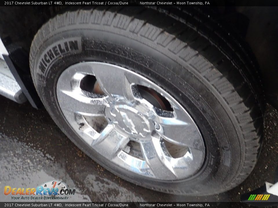 2017 Chevrolet Suburban LT 4WD Iridescent Pearl Tricoat / Cocoa/Dune Photo #14