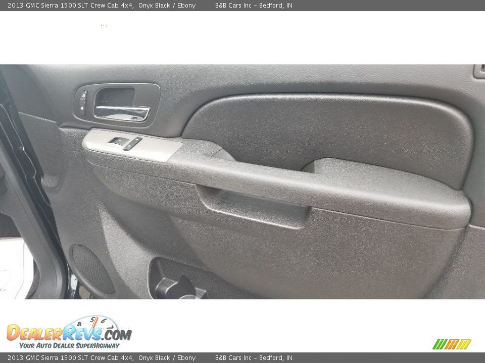 2013 GMC Sierra 1500 SLT Crew Cab 4x4 Onyx Black / Ebony Photo #20