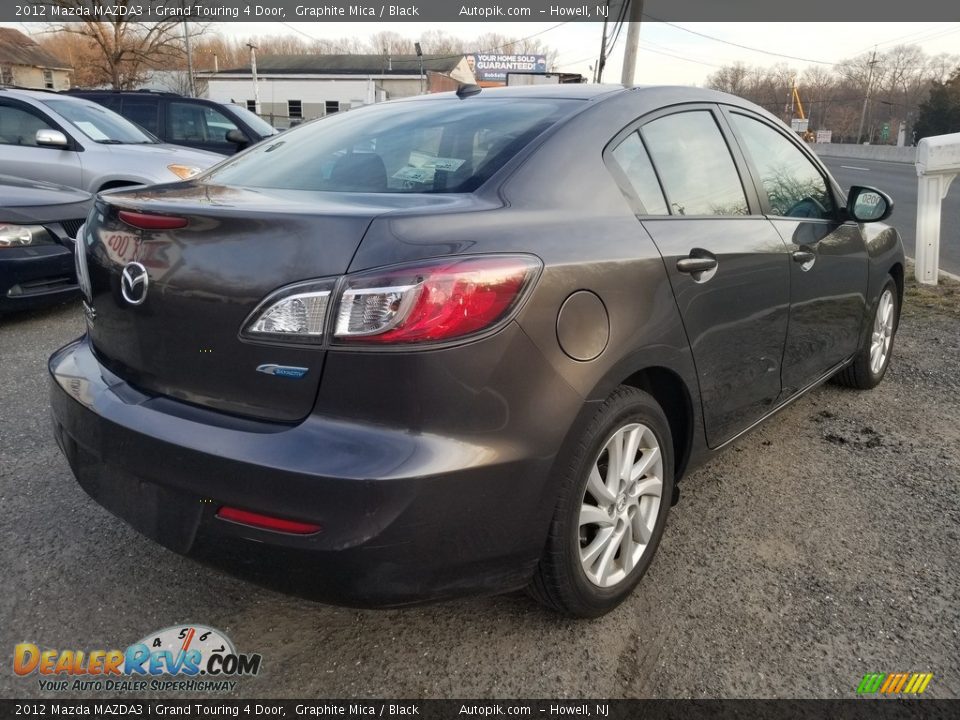 2012 Mazda MAZDA3 i Grand Touring 4 Door Graphite Mica / Black Photo #2