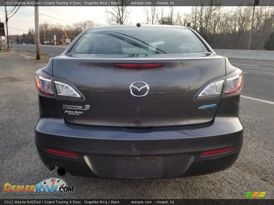 2012 Mazda MAZDA3 i Grand Touring 4 Door Graphite Mica / Black Photo #3