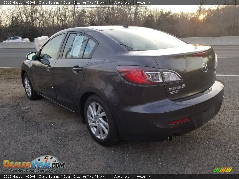 2012 Mazda MAZDA3 i Grand Touring 4 Door Graphite Mica / Black Photo #4