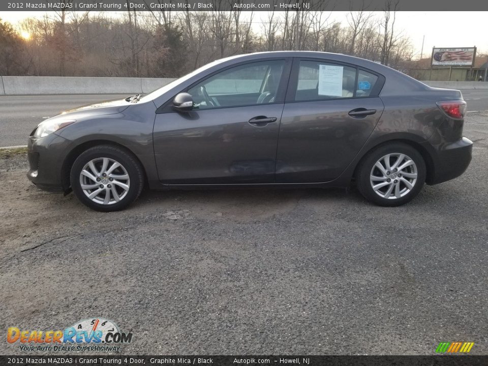 2012 Mazda MAZDA3 i Grand Touring 4 Door Graphite Mica / Black Photo #5