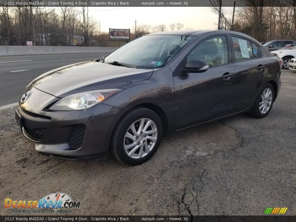 2012 Mazda MAZDA3 i Grand Touring 4 Door Graphite Mica / Black Photo #6