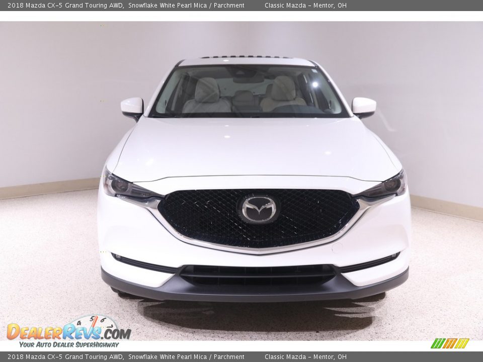 2018 Mazda CX-5 Grand Touring AWD Snowflake White Pearl Mica / Parchment Photo #2