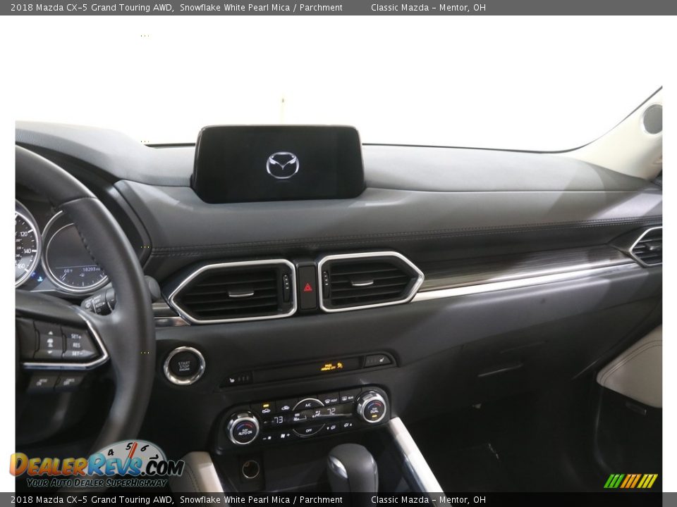 2018 Mazda CX-5 Grand Touring AWD Snowflake White Pearl Mica / Parchment Photo #9