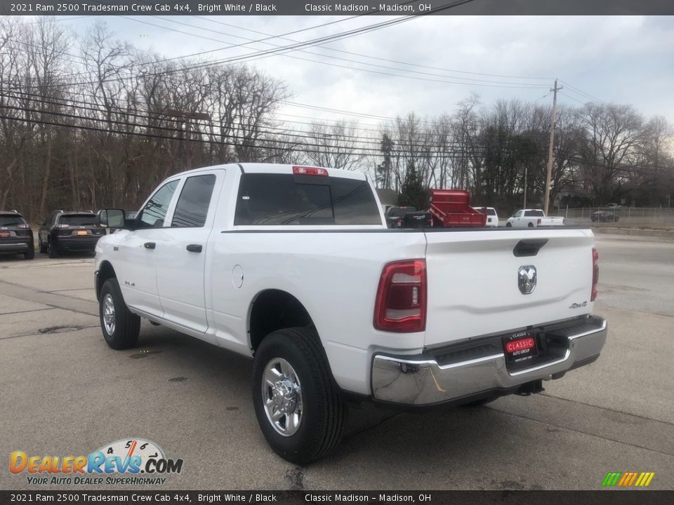 2021 Ram 2500 Tradesman Crew Cab 4x4 Bright White / Black Photo #10