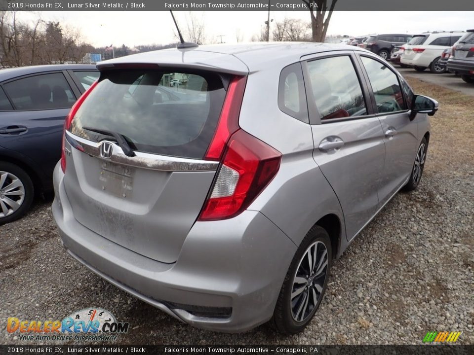 2018 Honda Fit EX Lunar Silver Metallic / Black Photo #4