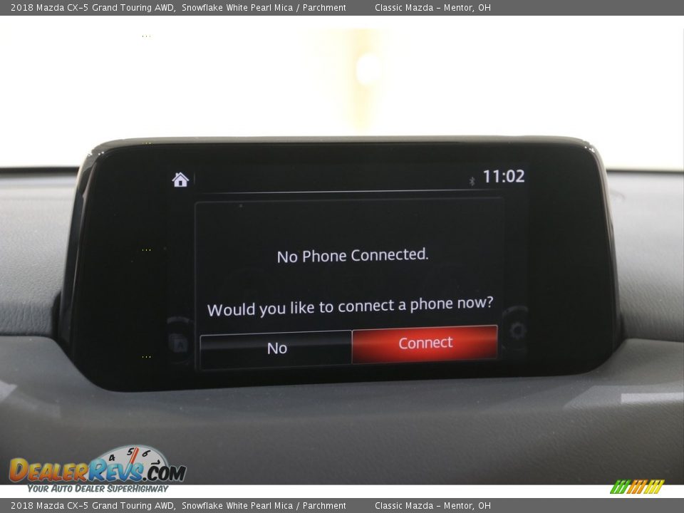 2018 Mazda CX-5 Grand Touring AWD Snowflake White Pearl Mica / Parchment Photo #11