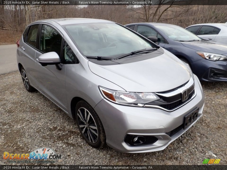 2018 Honda Fit EX Lunar Silver Metallic / Black Photo #5