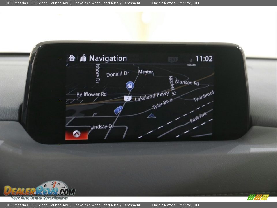 2018 Mazda CX-5 Grand Touring AWD Snowflake White Pearl Mica / Parchment Photo #12