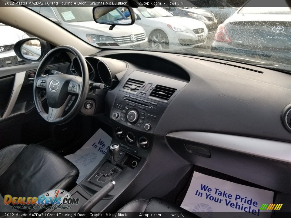 2012 Mazda MAZDA3 i Grand Touring 4 Door Graphite Mica / Black Photo #19