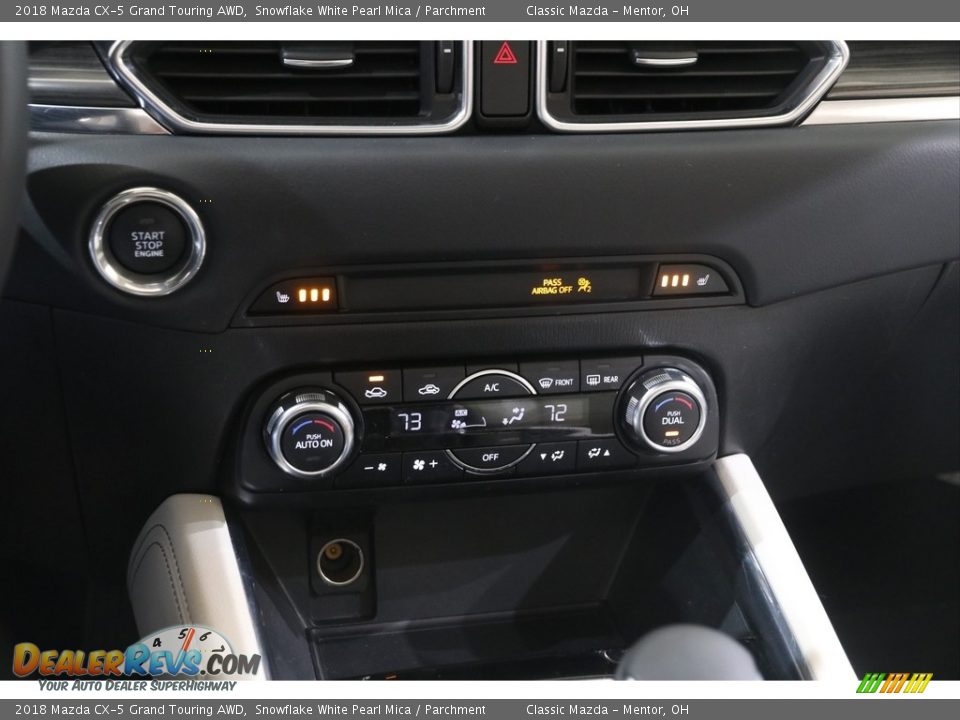 2018 Mazda CX-5 Grand Touring AWD Snowflake White Pearl Mica / Parchment Photo #13