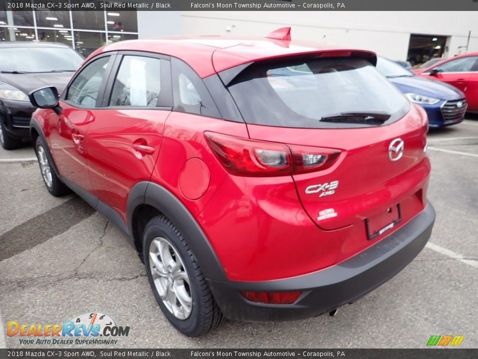 2018 Mazda CX-3 Sport AWD Soul Red Metallic / Black Photo #2