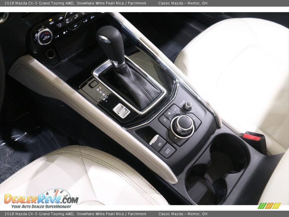 2018 Mazda CX-5 Grand Touring AWD Snowflake White Pearl Mica / Parchment Photo #14