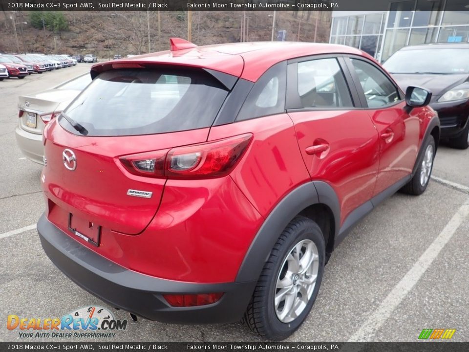 2018 Mazda CX-3 Sport AWD Soul Red Metallic / Black Photo #4