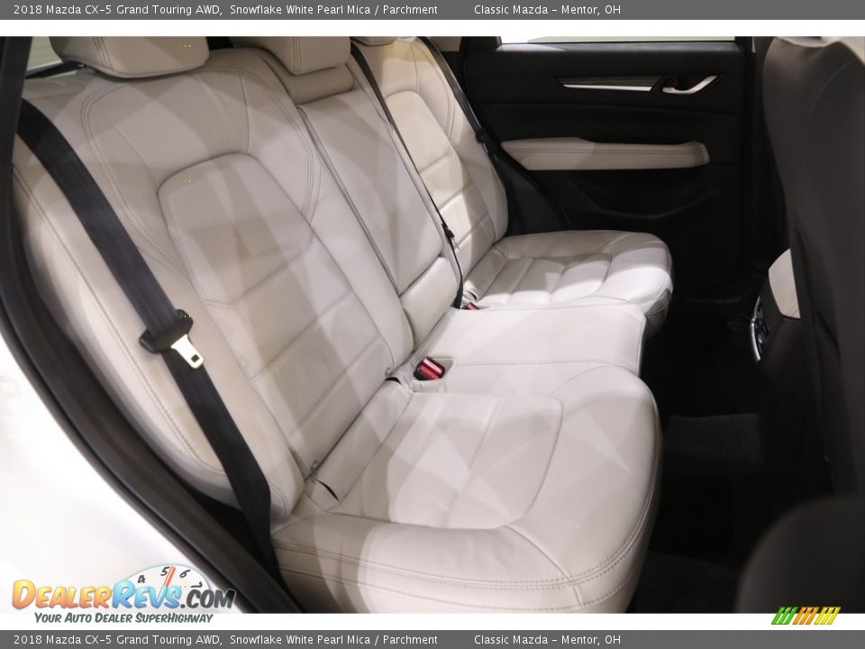 2018 Mazda CX-5 Grand Touring AWD Snowflake White Pearl Mica / Parchment Photo #16