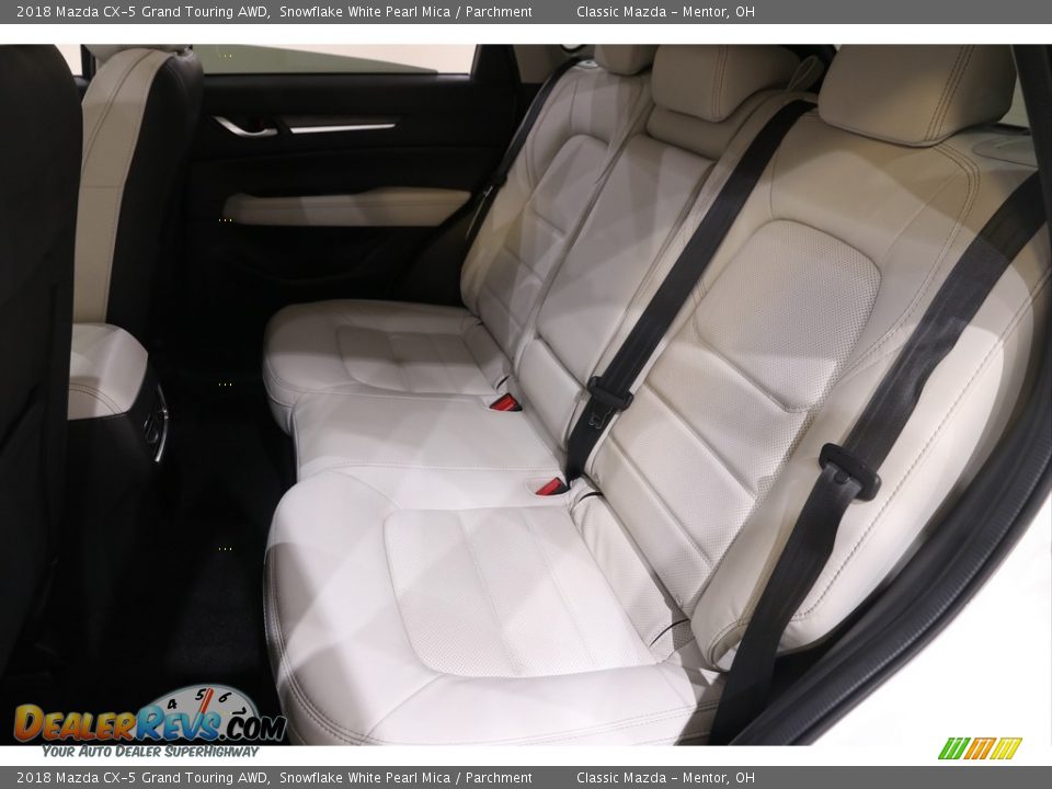 2018 Mazda CX-5 Grand Touring AWD Snowflake White Pearl Mica / Parchment Photo #17