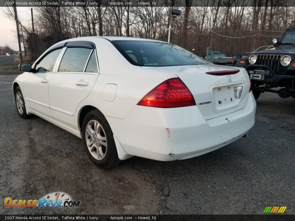 2007 Honda Accord SE Sedan Taffeta White / Ivory Photo #3