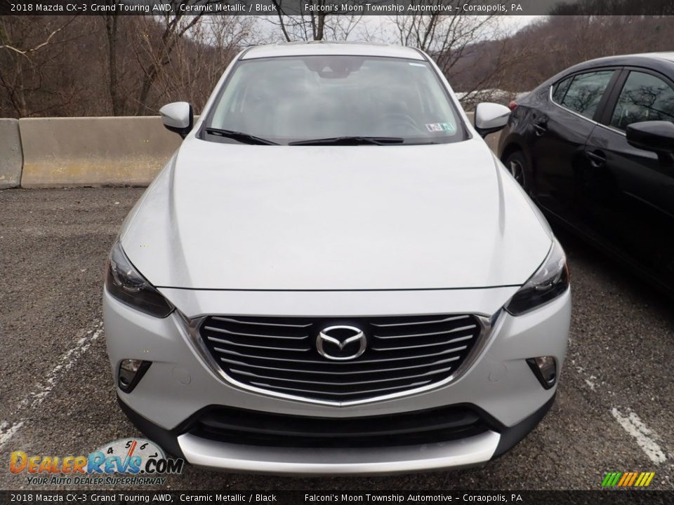 2018 Mazda CX-3 Grand Touring AWD Ceramic Metallic / Black Photo #3