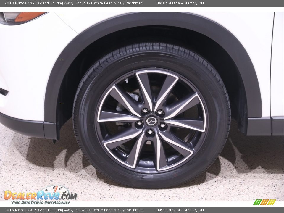 2018 Mazda CX-5 Grand Touring AWD Snowflake White Pearl Mica / Parchment Photo #20