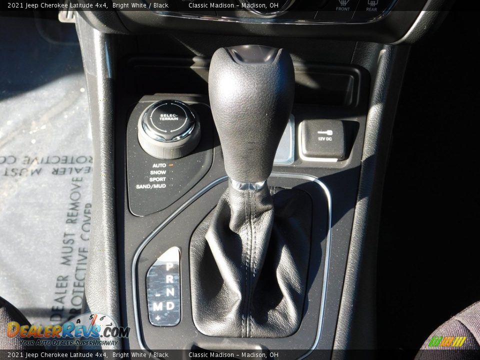 2021 Jeep Cherokee Latitude 4x4 Bright White / Black Photo #7