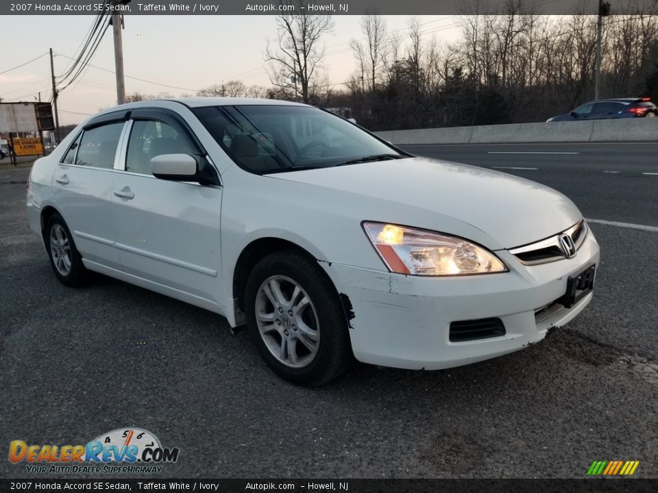 2007 Honda Accord SE Sedan Taffeta White / Ivory Photo #7