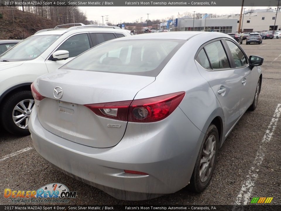 2017 Mazda MAZDA3 Sport 4 Door Sonic Silver Metallic / Black Photo #5