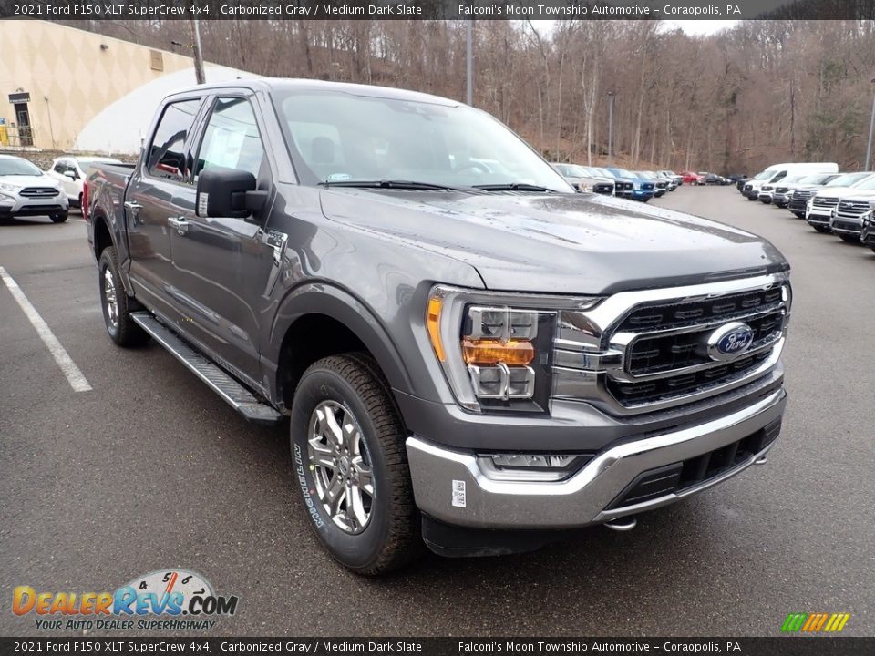 2021 Ford F150 XLT SuperCrew 4x4 Carbonized Gray / Medium Dark Slate Photo #3