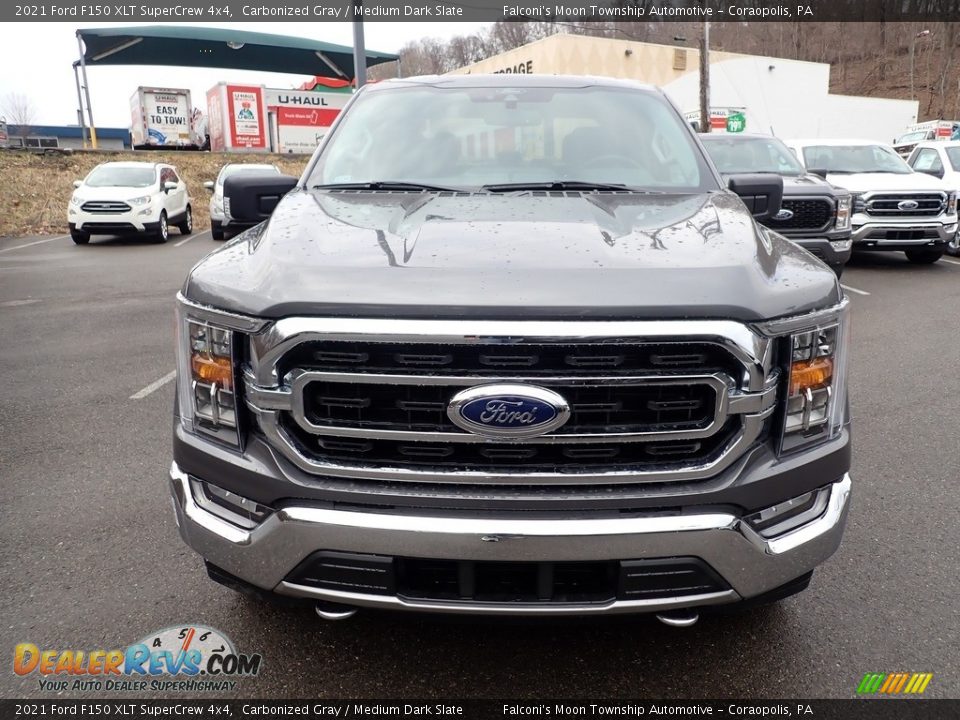 2021 Ford F150 XLT SuperCrew 4x4 Carbonized Gray / Medium Dark Slate Photo #4