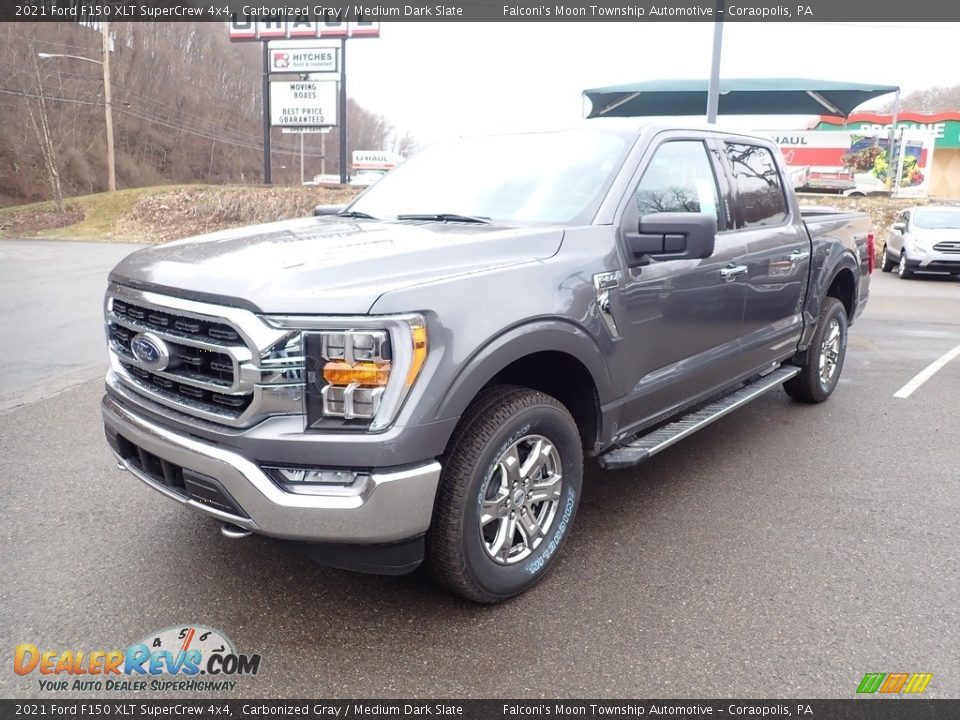 2021 Ford F150 XLT SuperCrew 4x4 Carbonized Gray / Medium Dark Slate Photo #5