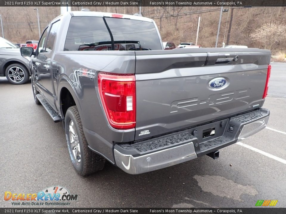2021 Ford F150 XLT SuperCrew 4x4 Carbonized Gray / Medium Dark Slate Photo #6