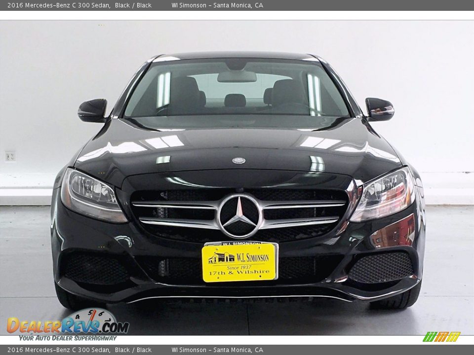 2016 Mercedes-Benz C 300 Sedan Black / Black Photo #2