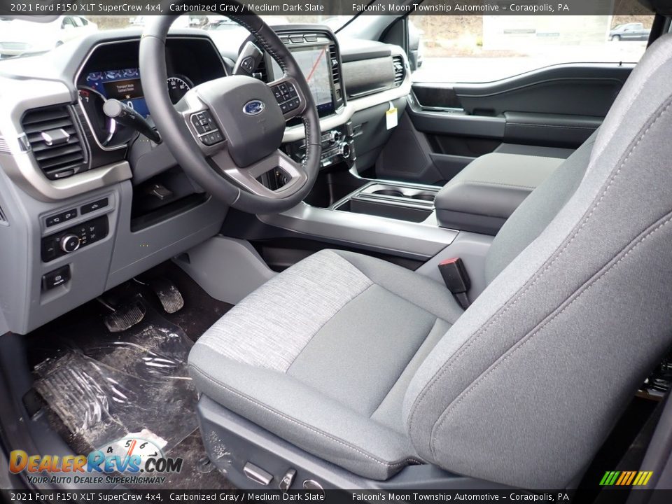 2021 Ford F150 XLT SuperCrew 4x4 Carbonized Gray / Medium Dark Slate Photo #11