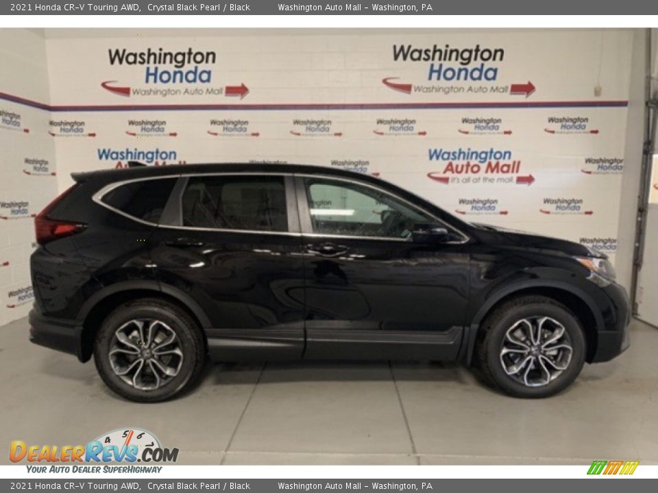 2021 Honda CR-V Touring AWD Crystal Black Pearl / Black Photo #1