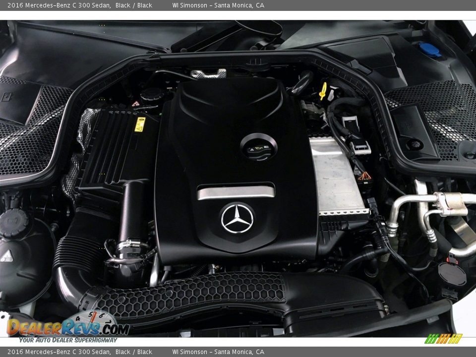 2016 Mercedes-Benz C 300 Sedan Black / Black Photo #9