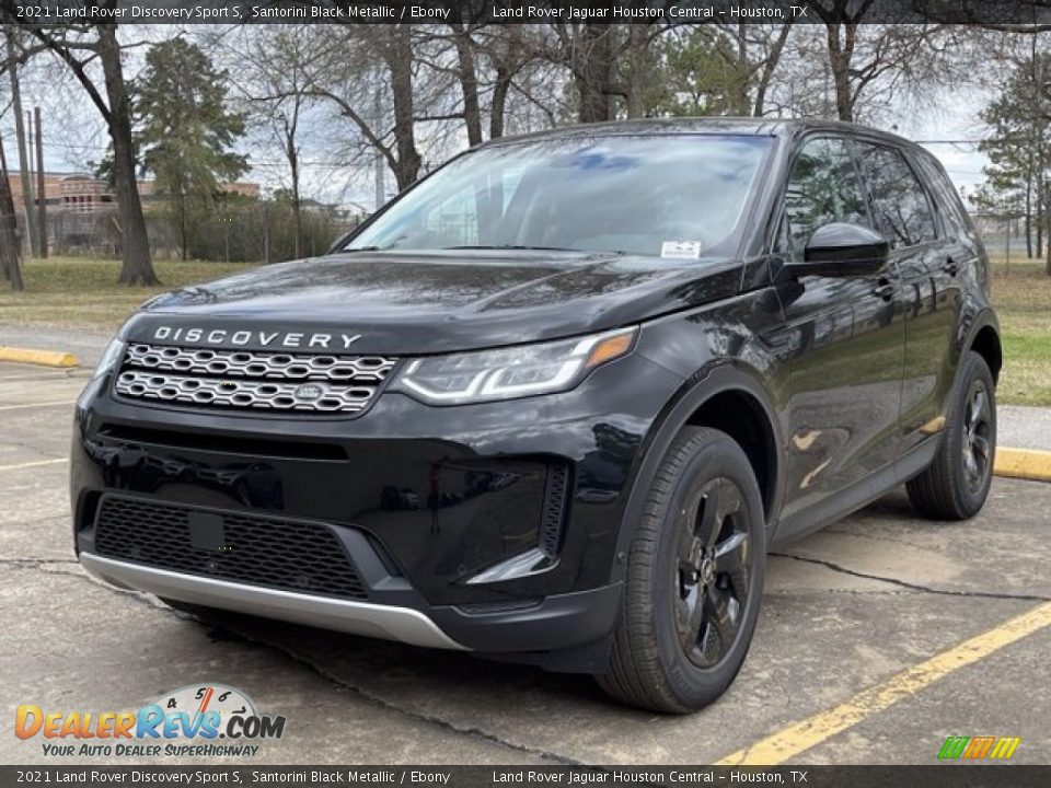 2021 Land Rover Discovery Sport S Santorini Black Metallic / Ebony Photo #2