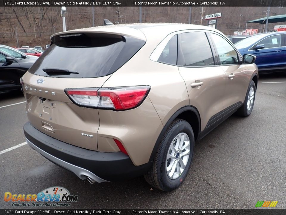 2021 Ford Escape SE 4WD Desert Gold Metallic / Dark Earth Gray Photo #2