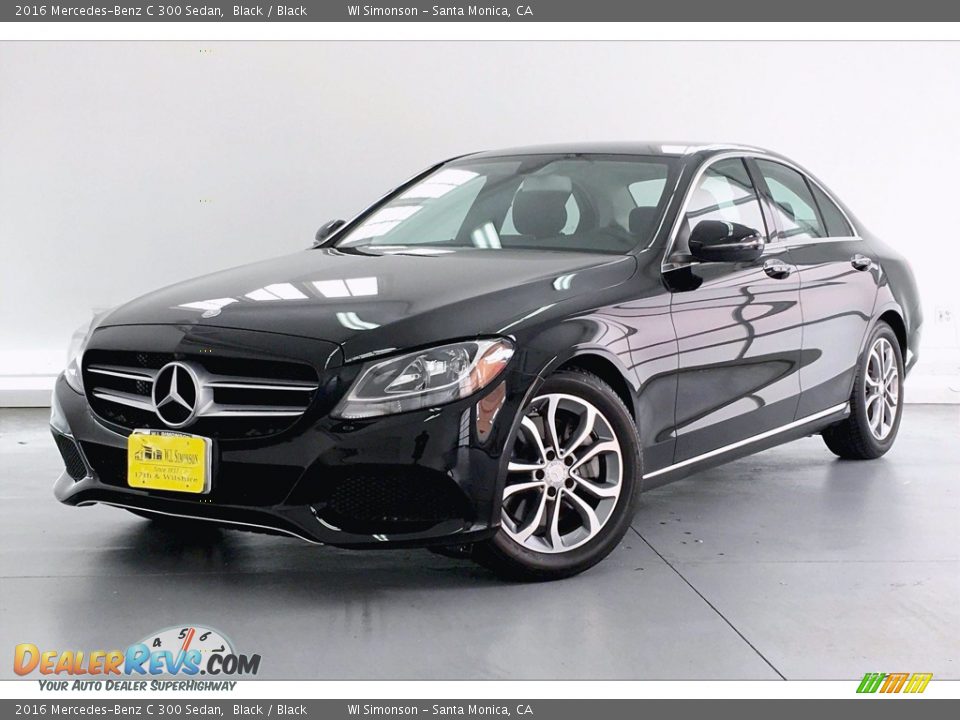 2016 Mercedes-Benz C 300 Sedan Black / Black Photo #12