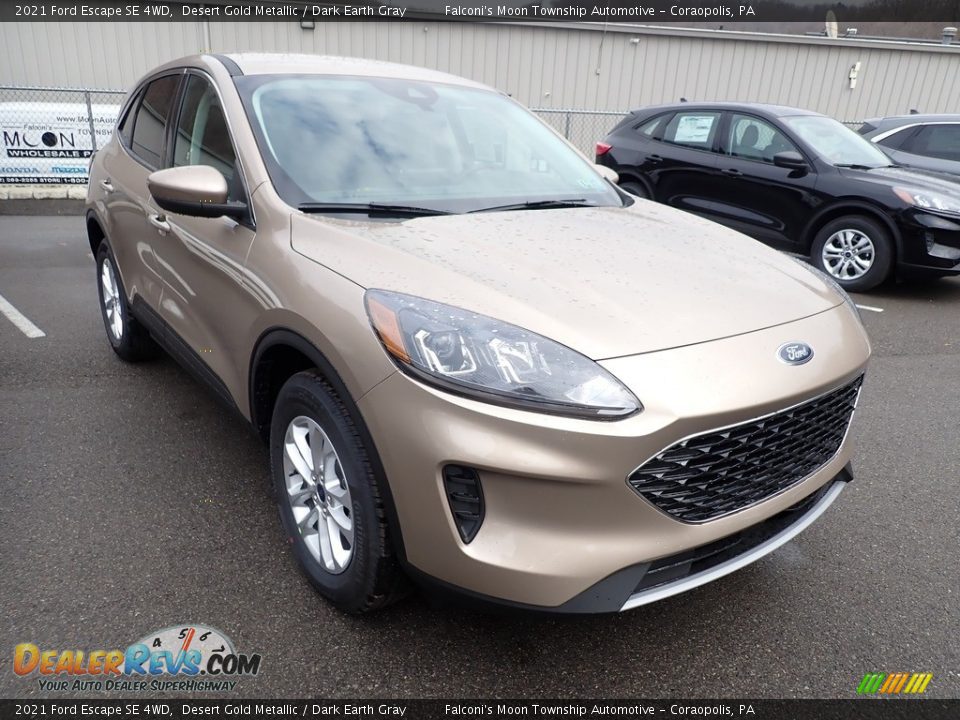 2021 Ford Escape SE 4WD Desert Gold Metallic / Dark Earth Gray Photo #3