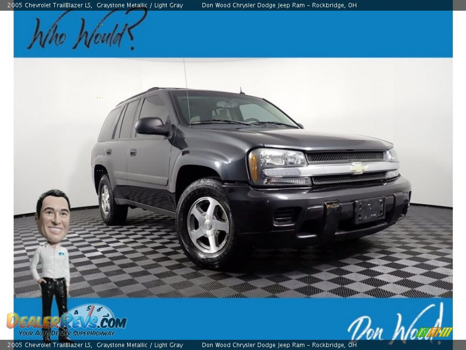 2005 Chevrolet TrailBlazer LS Graystone Metallic / Light Gray Photo #1