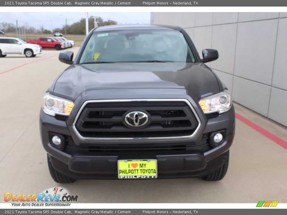 2021 Toyota Tacoma SR5 Double Cab Magnetic Gray Metallic / Cement Photo #3