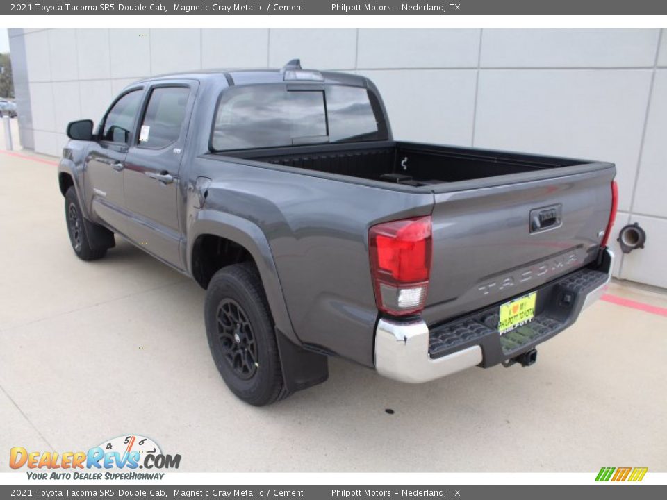 2021 Toyota Tacoma SR5 Double Cab Magnetic Gray Metallic / Cement Photo #6