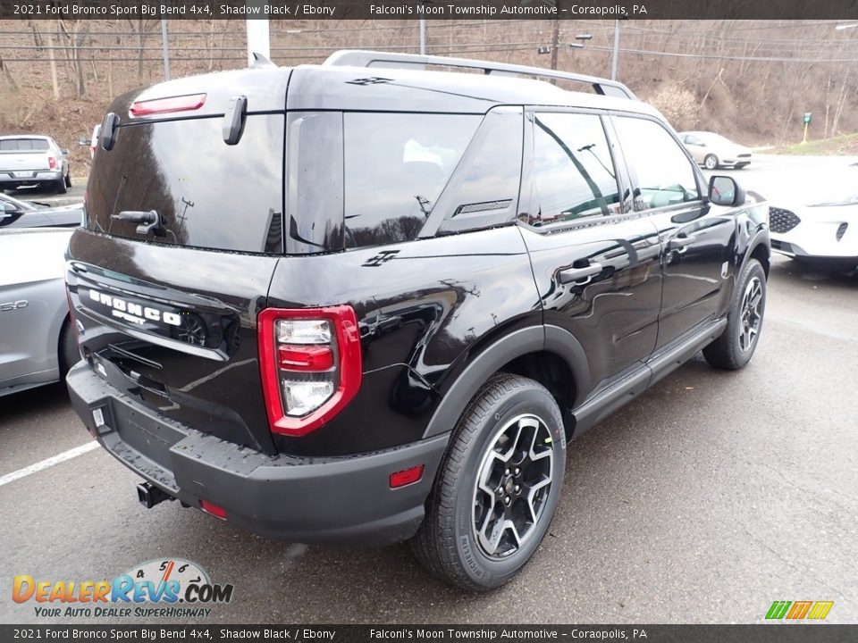 2021 Ford Bronco Sport Big Bend 4x4 Shadow Black / Ebony Photo #2